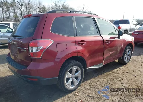2015 Subaru Forester 2.5I z USA, uszkodzony, nr VIN JF2SJABC8FH522566